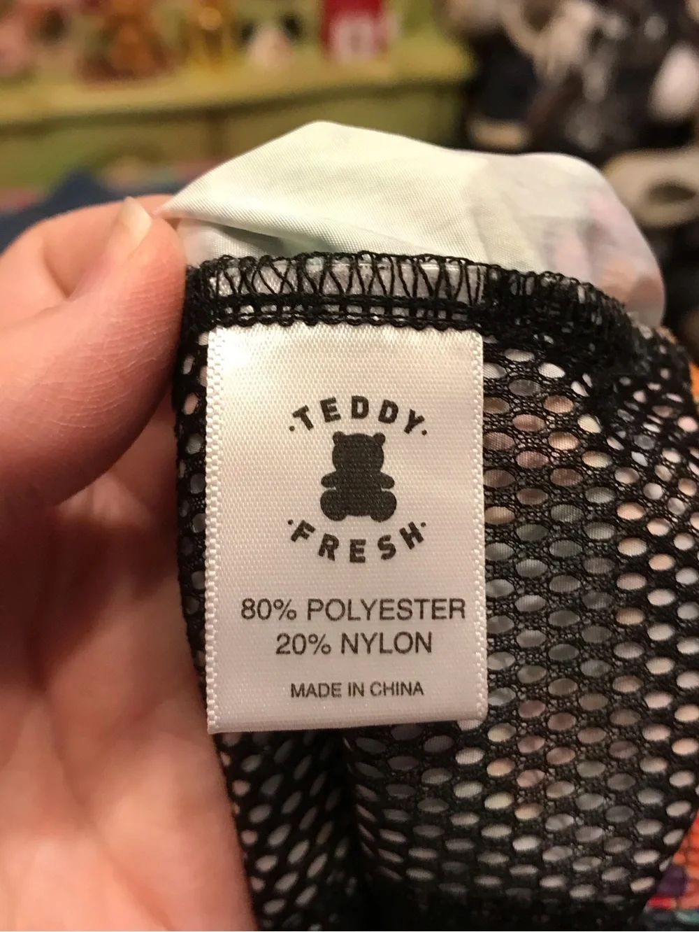 Teddy Fresh Myfawnwy Patchwork Trippy Swim Shorts Size Large